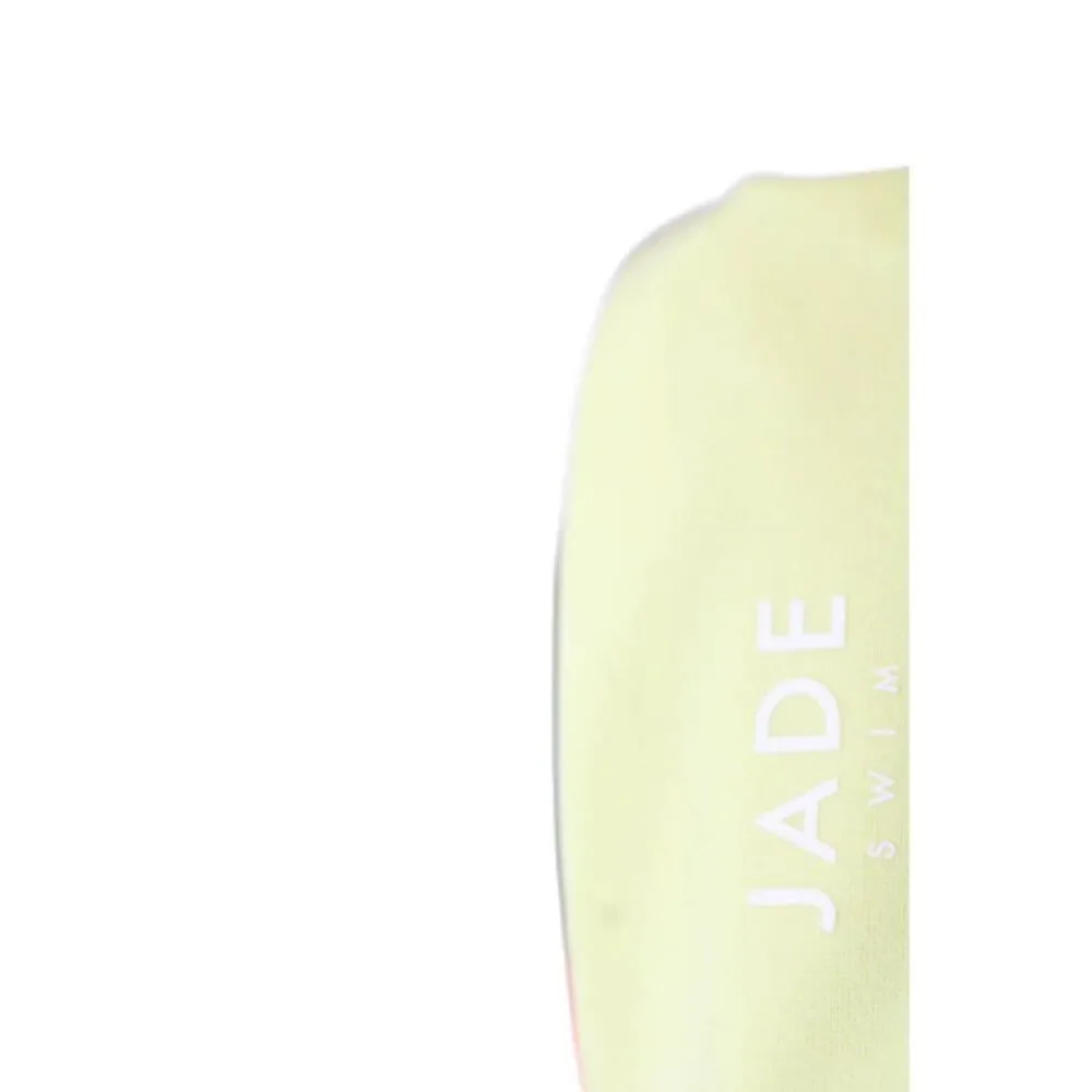 Jade Wmens Stretch Solid Pull On Bikini Bottoms Yellow Size XS